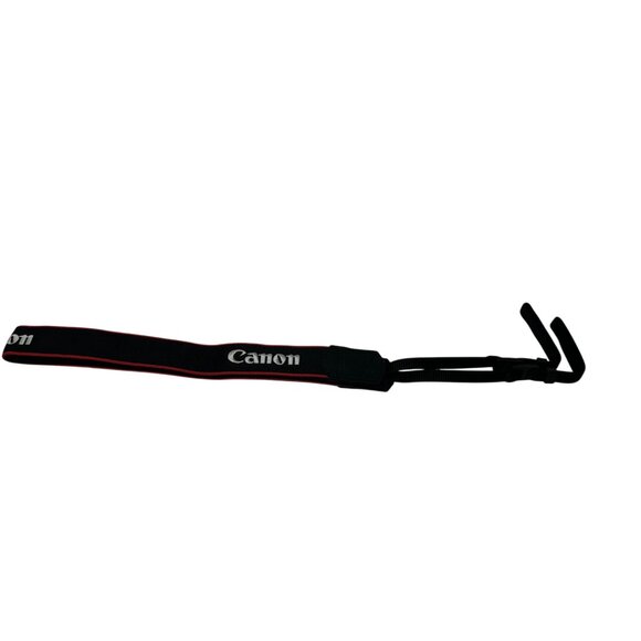 Canon EOS RP Camera Neck Strap ER-EOS RP Genuine OEM Black Red Trim Replacement - Picture 3 of 9
